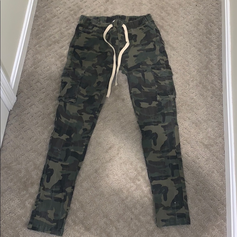 Camo cargo pants